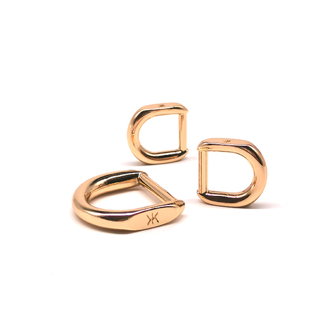 Recycled Custom High Quality Bag Decoration Metal d Ring for Handbag