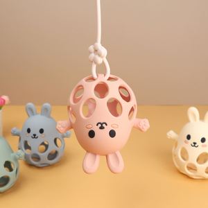 Jouets de dentition sensoriels personnalisés pour bébés et enfants, en forme d'animaux, de qualité alimentaire, sans BPA - Product Image 3