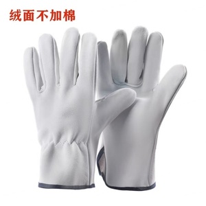 Factory Direct Customizable Wholesale Economic CE Certified Safety <b>Gloves</b> 10inch Nylon 7oz <b>Silicone</b>-free Grain Driving <b>Gloves</b> - Product Image 2