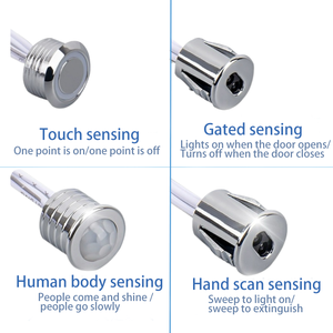 <span class=keywords><strong>ไฟ</strong></span> LED <span class=keywords><strong>ตู้</strong></span>อลูมิเนียมอัจฉริยะ DC12V 60W IP20 พร้อมรับประกัน 3 ปี ระบบสัมผัสหรี่<span class=keywords><strong>ไฟ</strong></span>แบบไม่ใช้ขั้ว และสวิตช์ตรวจจับร่างกายมนุษย์ ขนาด 18 มม. - Product Image 3