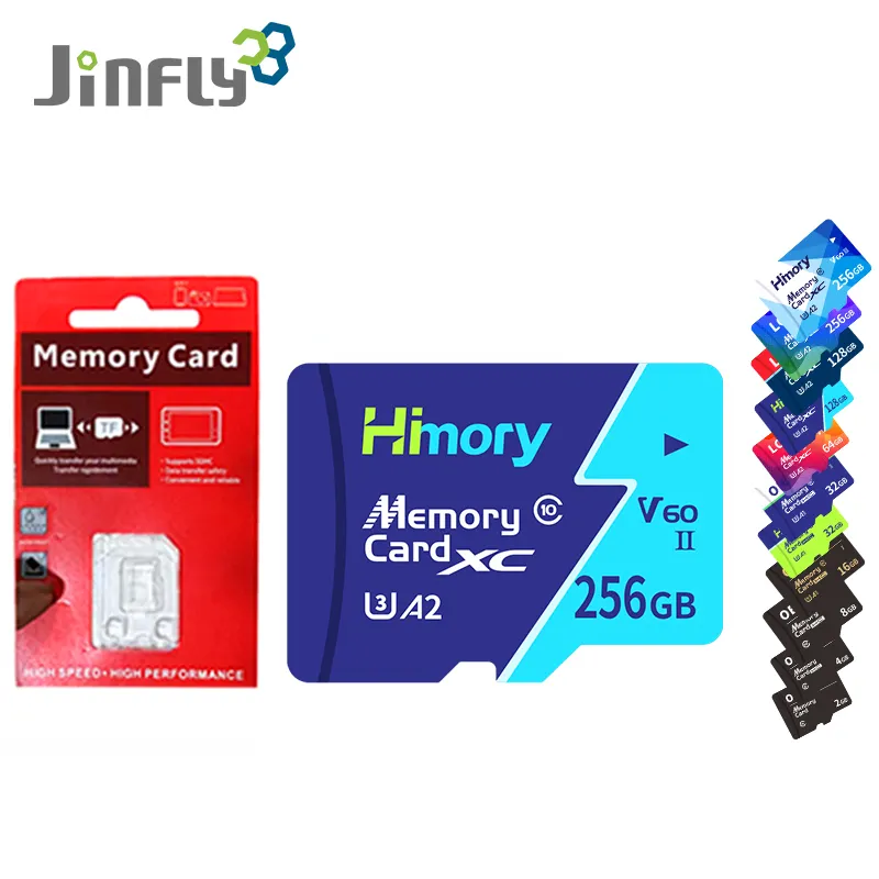 JINFLY China Factory sdカード2gb 4G 8G 16G 32G 64G 128G C10 U3tfメモリsdカード