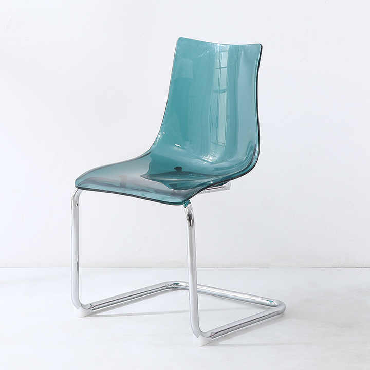 Simplistic Chair Transparent Modern Simple Transparent Chair Designer Acrylic Dining Chair Home ...