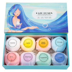 Bombes de bain colorées et amusantes pour enfants, lavables, bio, véganes, au sel de soda, avec boîte cadeau, durée de conservation de 3 ans, pour bain moussant - Product Image 4