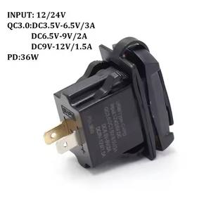 Chargeurs USB 12-24V pour bus et voiture, prise de type C PD QC3.0 30W à charge rapide, pour sièges de <span class=keywords><strong>train</strong></span>, tramway et bus, approvisionnement direct usine en gros - Product Image 5