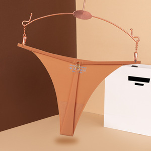 Ropa interior sexy sin costuras de seda helada de cintura baja transpirable para mujer - Product Image 2