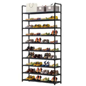 Günstige schuh rack designs einfache metall stahl schuh rack organizer