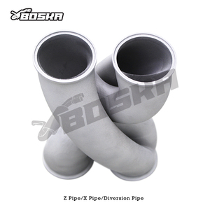 Tuyau de raccordement universel pour silencieux d'échappement en acier inoxydable de haute qualité OEM de 2,5 pouces pour voitures BMW Audi VW <span class=keywords><strong>Abarth</strong></span> 1,5 mm - Product Image 3
