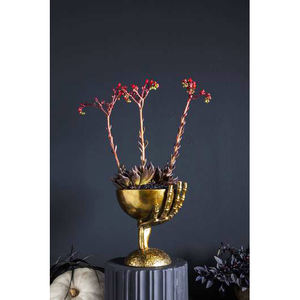 2025 Latest Design Golden Flower Bowl <b>Vase</b> Aluminium - Product Image 1