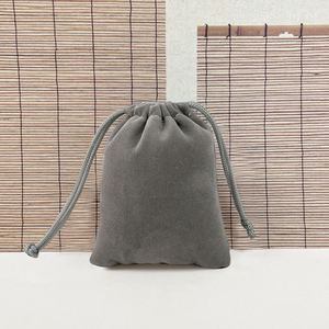ถุงกำมะหยี่ใส่เครื่องประดับแบบมีเชือกผูก ขนาดเล็ก 8*10 ซม. ขายส่ง - Product Image 5