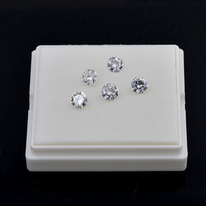 Claranite — mobile de qualité supérieure VVS D E F, blanc clair, 6.5mm, <span class=keywords><strong>prix</strong></span> préférentiel, ample et rond, <span class=keywords><strong>diamant</strong></span> - Product Image 1