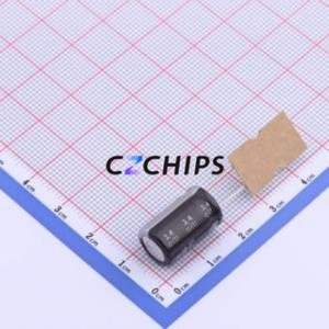 Condensador Electrolítico de Aluminio de Orificio Pasante NFC450V10M10*16 5.0TP, Orificio Pasante, D10xL16mm 10uF 20% 450V 75mA-120Hz - Product Image 2