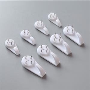 ตะขอแขวน<span class=keywords><strong>ร</strong></span>ับ<span class=keywords><strong>น</strong></span>้ำหนักได้มาก ขนาดเล็ก 2x5 ซม. สำหรับแขวนกรอบ<span class=keywords><strong>ร</strong></span>ูป ติดผ<span class=keywords><strong>น</strong></span>ังแข็ง ไม่ทิ้งรอย ตะขอพลาสติก - Product Image 1