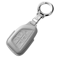 Funda de Cuero para Llaves de Auto, Resistente a Caídas y al Desgaste, Apta para Cadillac XT5, Personalización de Accesorios Automotrices Disponible
