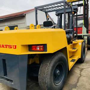 Carretilla elevadora Komatsu de 15 toneladas, carretilla elevadora de hecha en Japón fd100 fd70 fd200 fd350 fd400 fd450, elevador diésel - Product Image 4