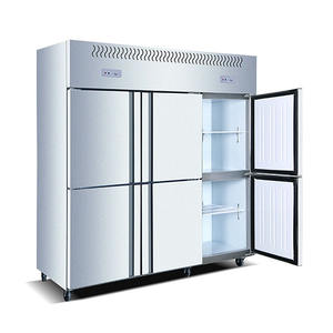 Congélateur vertical commercial SPM Réfrigérateur 6 portes en acier inoxydable - Product Image 4