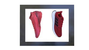 Présentoir de paire de chaussures double flottant à lévitation magnétique acrylique avec lumière led colorée - Product Image 5