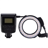 Mini-caméra vidéo professionnelle RF-550D avec flash annulaire LED 3000-15000K pour la photographie