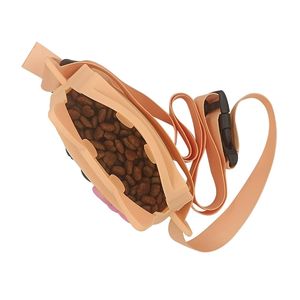 กระเป๋าใส่ขนมสุนัขแบบพกพา ลายการ์ตูน ใหม่ ขายส่ง พร้อมสายคาดและแม่เหล็ก อุปกรณ์ฝึกสัตว์เลี้ยงสำหรับฝึกให้สุนัขกินอาหาร - Product Image 3