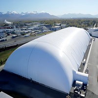 Stade sportif professionnel moderne à dôme gonflable et membrane pneumatique pour le football et l'utilisation en entrepôt