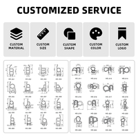 Sello de Goma en Forma de U con Autobloqueo, Sin Adhesivo, Anti-Impactos, Protector de Bordes para Autos, Camionetas, Puertas y Ventanas de Gabinetes