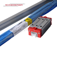 10000% Original allemagne BMS30 SCHNEEBERGER Guidage linéaire Guides à rouleaux CNC Rail Rail de guidage linéaire 1500 voies chariot