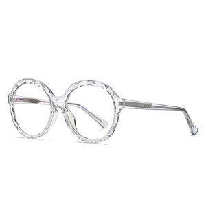 Gafas de Sol con Logotipo Personalizado, Montura Redonda Gruesa de Acetato para Mujer, Gafas Ópticas Femeninas - Product Image 1