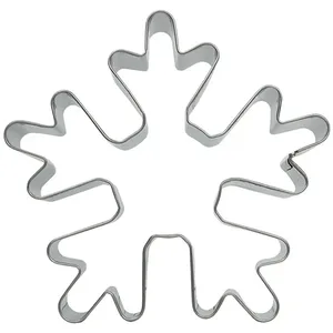 Форма для печенья в форме снежинок, форма для конфет из нержавеющей стали, формы для украшения тортов, кухонные аксессуары, рождественский подарок для леди