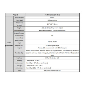 Testeur de Qualité d'Eau Kamoer Reef <span class=keywords><strong>Master</strong></span> KHU pour Aquarium Test Automatique de la Valeur KH Pompe Péristaltique - Product Image 4