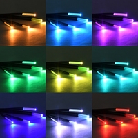 Câble à fibres optiques souple à extrémité lumineuse avec gaine en PVC noir de 4 mm/4,5 mm, 100 m/rouleau, pour équipement d'effet ciel étoilé de piscine, guide de lumière