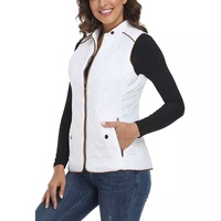 Vêtement de sport pour femmes, vêtement de sport d'usine, équestre, gilet matelassé, élégant, service ODM le plus populaire, à la mode, sans manches