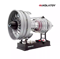 NIKOLATOY & Saturn Culture Modèle de moteur turbofan de 30 cm, objet décoratif - Animation occidentale, modèle de jouet sous emballage d'origine