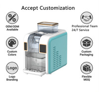 Machine à smoothies et granités de comptoir, compatible avec tout liquide, pour boissons glacées, refroidissement par compresseur, usage domestique et hôtelier
