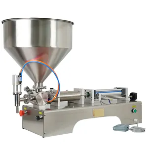 30-300 ML manual can bottle filling counting and packing machine cosmetic cream peanut butter honey cylinder filling machine