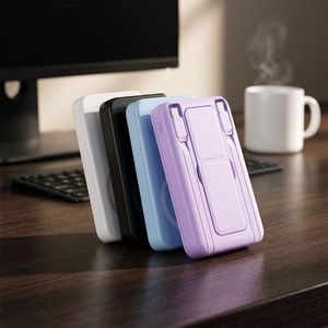 Batería Externa Portátil de 10000mAh con Carga Rápida PD de 22.5W, Magnética, Inalámbrica de 15W, Pantalla LED, Cables Integrados y Soporte para Teléfonos - Product Image 5