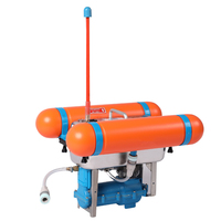 Compresseur de plongée portable à piles avec système flottant pour une plongée sous-marine jusqu'à 10 m