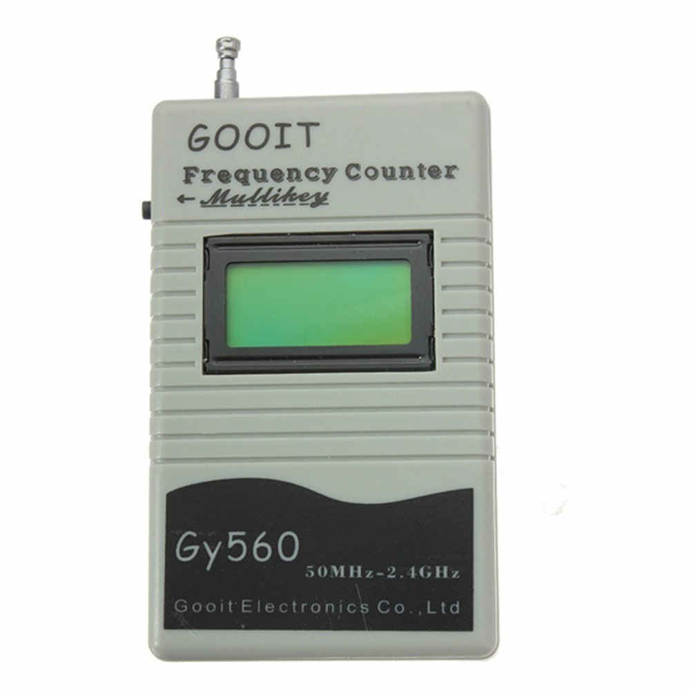 GSM 50 МГц-2,4 ГГц ЖК-дисплей счетчик частоты Мини поручень метр для двухстороннее радио приемопередатчик