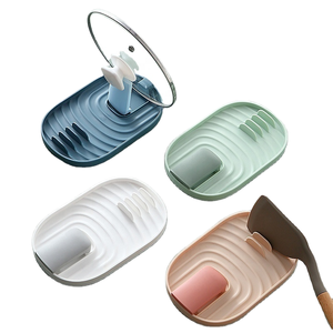 Support à cuillère en plastique pliable, support pour couvercles de casseroles, support de rangement de cuisine, support pour spatules, support pour baguettes, repose-cuillères, pinces pour casseroles - Product Image 1