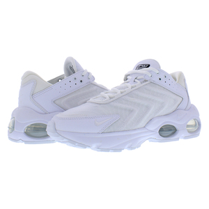 Nike Air Max รองเท้าผ้าใบย้อนยุคสำหรับทุกเพศ, รองเท้าผ้าใบสำหรับใส่เดินเพิ่มความสูงสีขาว/สีขาว/สีขาว/สีขาว/สีขาว/สีขาว/สีขาว/สีขาว/สีขาวรองเท้าผู้ชาย-100% ของแท้ - Product Image 1