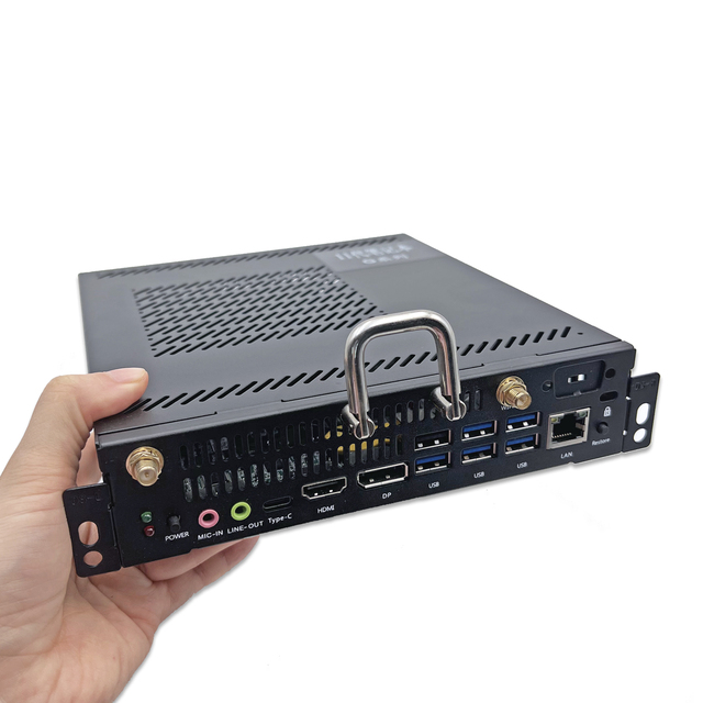 Rugged Fanless IndustrialComputer Linux Ubuntu IOTEmbedded OPS PC Dual EthernetWiFi SSD