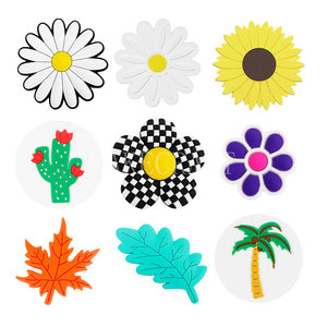 Nouvelles décorations de chaussures en forme d'étoile de mer, fleurs en PVC souple, gouttes d'eau, dessins animés, accessoires universels pour chaussures de jardin et sacs. - Product Image 3