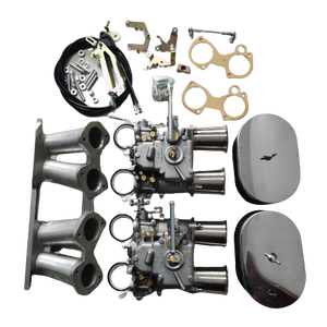 Peralatan konversi karburator kembar 40/45/48DCOE untuk SAAB 99/900 Intake Manifold & Link M7-5 - Product Image 2