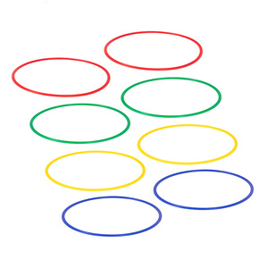 LISKI, círculo plano azul, fácil de usar y llevar, anillos de agilidad para entrenamiento de fútbol, Círculo de entrenamiento físico - Product Image 3