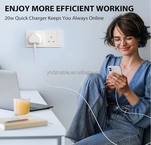 Free Sample 20W USB C Travel <b>Adapter</b> TYPE C PD3.0 Fast Charging Head for iPhone 14 13 12 11 iPad 3A Wall Charger - Product Image 4