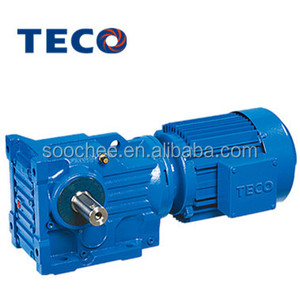 Motorreductor de Engranajes Helicoidales Cónicos Serie K de la Marca TECO para Elevadores - Product Image 1