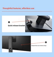 OEM ODM Custom AIO PC Intel Core i3 i5 i7 i9 23.8 27 inch IPS 8G 256G Win11 All in One Desktop with Rotatable Stand Wholesale
