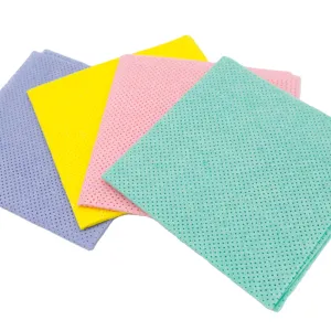 Customizable Printing Needle-punched Washing Nonwoven Fabric Cleaning Wiper Applicable Table Dishcloth Kitchen Cloths