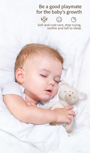 Muñeco de Peluche de Algodón Orgánico <span class=keywords><strong>para</strong></span> Bebés Recién Nacidos, Muñeco de Compañía <span class=keywords><strong>para</strong></span> Dormir, Juguete de Peluche de Animales de Patas Largas <span class=keywords><strong>para</strong></span> Morder y Masticar - Product Image 6