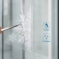 Película Transparente Estática para Ventanas de Navidad, PVC sin Pegamento, Adhesivo Estático, Vinilo Transparente, Adhesivo de Pintura en Aerosol, Impresión Personalizada, Decoración Navideña