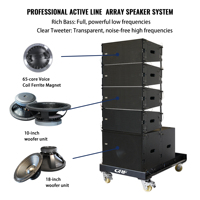 Système audio personnalisé, solution professionnelle, enceinte active à deux voies, double enceinte de 10 pouces, enceinte line array pour DJ, pour les performances sur scène