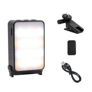Suptig Nhỏ LED Từ Ảnh Tự Sướng Ánh Sáng Clip-On Đèn Cho Máy Tính Xách Tay <span class=keywords><strong>iPhone</strong></span> Điện Thoại Video Ánh Sáng Trên Máy Ảnh Ánh Sáng Điện Thoại thông Minh Dòng Sống - Product Image 1